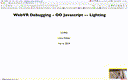 12 Mar 6 Android Debugging - OO Javascript Web VR - Light[Video]