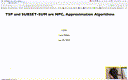23 Apr 29 TSP - Subset-Sum are NPC - Approximation Algorithms[Video]