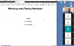 19 Apr 13 Working With Turing Machines[Video]