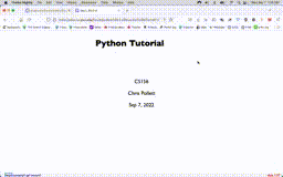 05 Sep 7 Python Tutorial[Video]