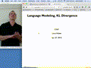22 Apr 27 Language Modeling, KL Divergence[Video]