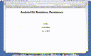 12 Oct 6 Android UI Persistence[Video]
