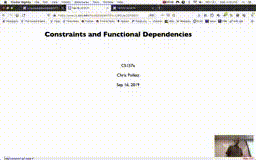 07 Sep 16 Constraints and Functional Dependencies[Video]