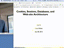 10 Sep 28 Cookies Sessions Architecture[Video]