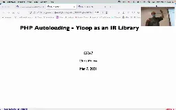 12 Mar 7 PHP Autoloading - Yioop IR[Video]