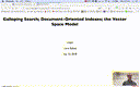 06 Sep 12 Galloping Search - Doc Oriented Indexes - Vector Space Model[Video]