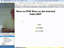 05 Feb 15 More on PHP and Inverted Index ADT[Video]
