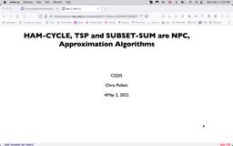 25 May 4 Approximation Algorithms[Video]