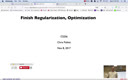 17 Nov 8 Finish Regularization - Optimization[Video]