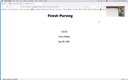08 Sep 20 Finish Parsing[Video]