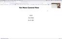 17 Oct 27 Yet More Control Flow[Video]