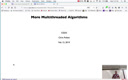 06 Feb 13 More Multithreaded Algorithms[Video]