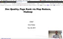 23 Nov 20 Finish Doc Quality - Page Rank Map Reduce[Video]