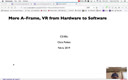 04 Feb 6 More A-Frame VR Hardware to Software[Video]