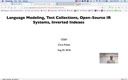 03 Aug 29 A Finish Language Modeling - Text Collections - Open Source IR Systems _Inverted Indexes[Video]