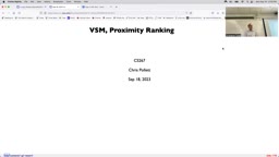 08 Sep 18 Index Types, VSM Ranking[Video]