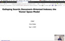 06 Sep 11 Galloping Search - Document Oriented Indexes[Video]