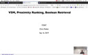 07 Sep 16 VSM - TFIDF and Proximity Ranking - Boolean Retrieval [Video]