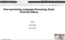 10 Sep 25 Char-gramming Language Processing[Video]