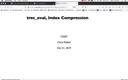 15 Oct 21 Trec_eval Index Compression[Video]