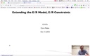 14 Oct 17 Extending the ER Model - ER Constraints[Video]