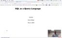 19 Nov 5 SQL As A Query Language[Video]
