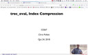 16 Oct 24 trec_eval - Index Compression[Video]