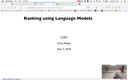 20 Nov 7 Ranking Using Language Modeling[Video]