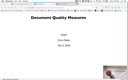 23 Dec 3 Document Quality Measures[Video]