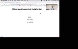 10 Sep 26 Minimax - Alpha Beta Pruning[Video]