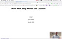 10 Sep 26 More PHP[Video]
