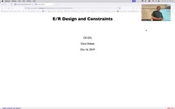 14 Oct 16 ER Design and Constraints[Video]
