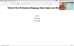 15 Oct ER Relational Mapping - UML[Video]