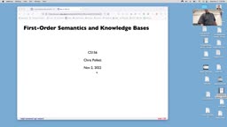 19 Nov 2 First Order Semantics - KBs[Video]