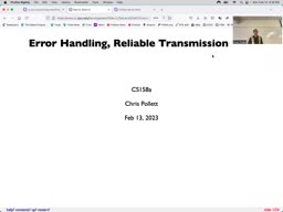 06 Feb 13 Error Detection - Reliable Transmission[Video]