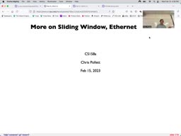 07 Feb 15 More on Sliding Window - Ethernet[Video]