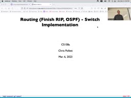 12 Mar 6 More Routing - Switch Implementation[Video]