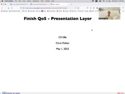 24 May 1 Finish QoS - Presentation Layer[Video]