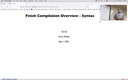 04 Sep 4 Finish Compilation Overview - Syntax[Video]