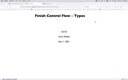 18 Nov 1 Finish Control Flow - Types[Video]