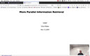 21 Nov 13 More Parallel Information Retrieval[Video]