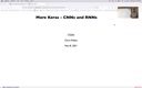20 Nov 8 More Keras - CNNs - Start RNNs[Video]