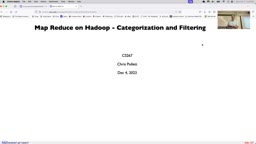 27 Dec 4 Map Reduce on Hadoop - Categorization and Filtering[Video]