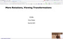 08 Feb 20 More Rotations[Video]