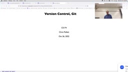 17 Oct 26 Version Control Git[Video]