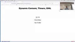 21 Nov 9 Dynamic HTML and Javascript[Video]