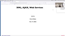 22 Nov 14 XML Ajax Web Services[Video]